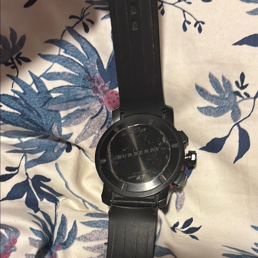 Burberry Black and Gray Chronograph Watch - Picture 2 of 4